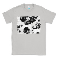Moon Dust black and white cowhide backround Classic Tee - NancyCooperArtShop