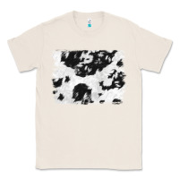 Natural black and white cowhide backround Classic Tee - NancyCooperArtShop