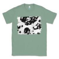 Sage black and white cowhide backround Classic Tee - NancyCooperArtShop