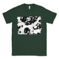 Sports Green black and white cowhide backround Classic Tee - NancyCooperArtShop