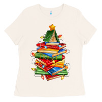 Bone book christmas tree Ladies Tee - Zillion Design Studio