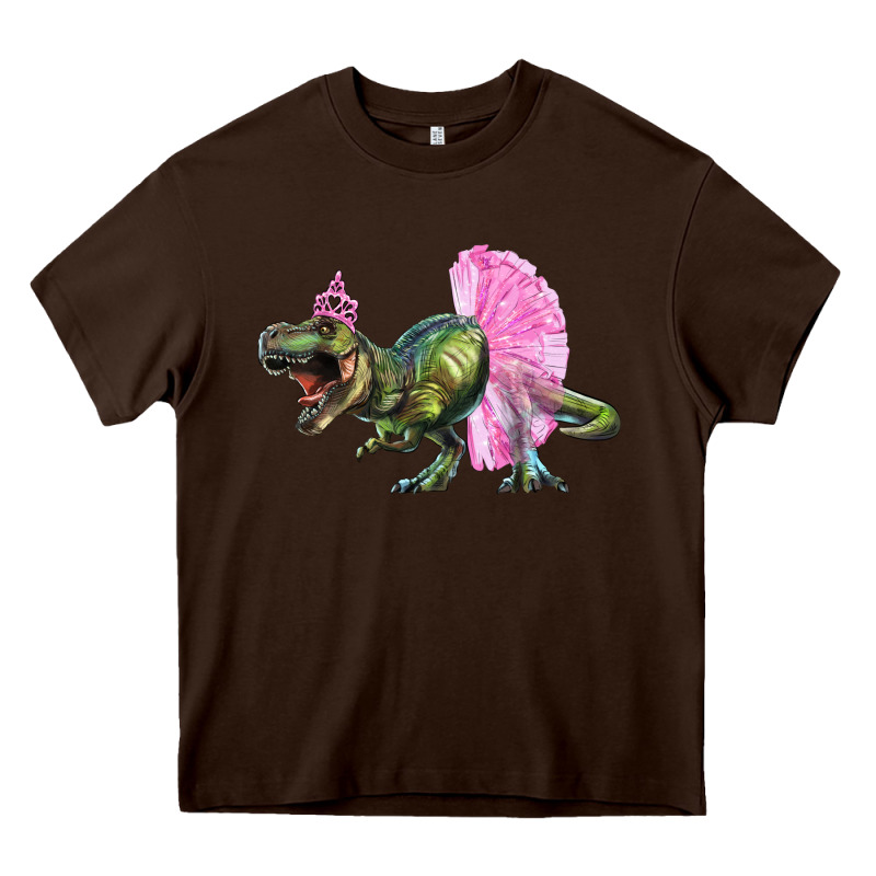 Balerina T Rex Dinosaur With Tutu Heavy Core Tee by RanaPortraitStore | Teevron