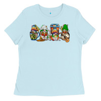 Baby Blue mexican gnomies coffee Ladies Tee - JahusDesignShop