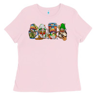 Bubblegum Pink mexican gnomies coffee Ladies Tee - JahusDesignShop