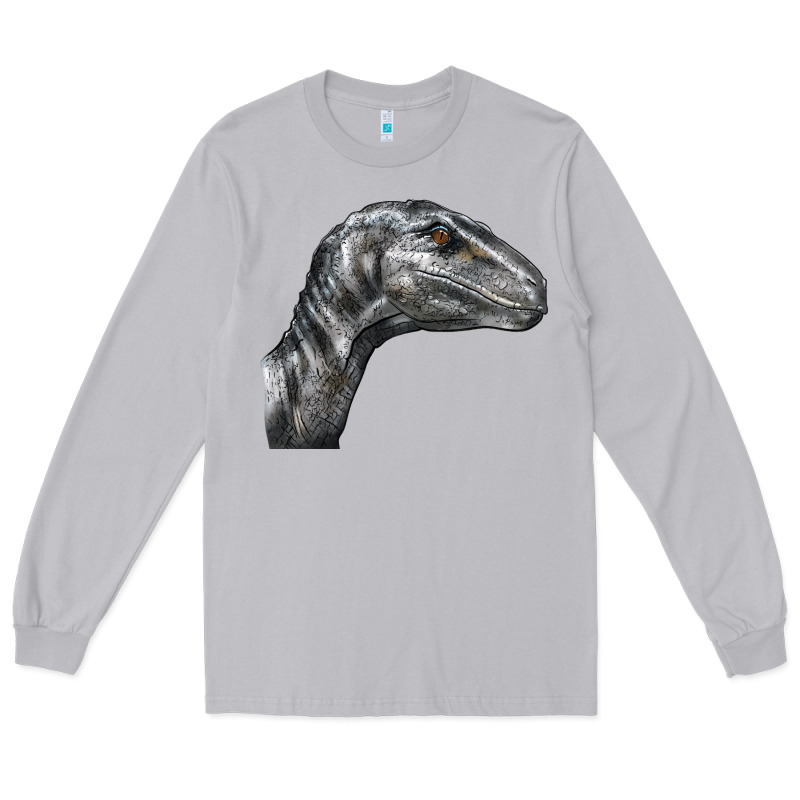 Velociraptor Face Long Sleeve Tee by LillyAllenDesigns | Teevron