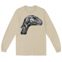 Mushroom Velociraptor Face Long Sleeve Tee - LillyAllenDesigns
