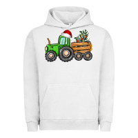 Pigment Lunar Rock christmas tractor Urban Hoodie - CowGirlArtShop