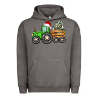 Pigment Tornado christmas tractor Urban Hoodie - CowGirlArtShop
