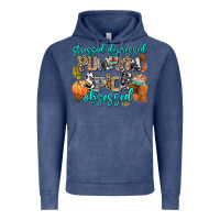 Vintage Denim stressed depressed pumpkin spice obsessed Vintage Hoodie - AdoDesignShop