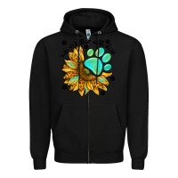 Black life is better with dogs Zipper Hoodie - NancyCooperArtShop