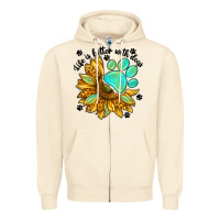 Sandshell life is better with dogs Zipper Hoodie - NancyCooperArtShop