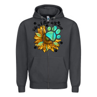 Smoke life is better with dogs Zipper Hoodie - NancyCooperArtShop