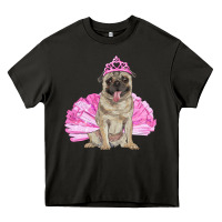 Asphalt balerina pug with tutu Heavy Core Tee - RanaPortraitStore