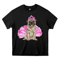 Black balerina pug with tutu Heavy Core Tee - RanaPortraitStore