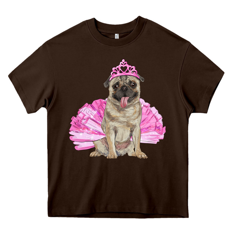 Balerina Pug With Tutu Heavy Core Tee by RanaPortraitStore | Teevron