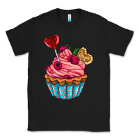 Black valentines day cupcake Classic Tee - AdoDesignShop