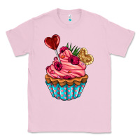 Bubblegum Pink valentines day cupcake Classic Tee - AdoDesignShop