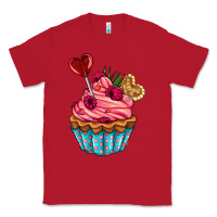 Red valentines day cupcake Classic Tee - AdoDesignShop