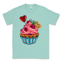 Seafoam valentines day cupcake Classic Tee - AdoDesignShop