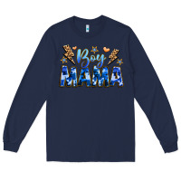 Navy boy mama Long Sleeve Tee - JahusDesignShop