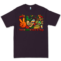 Plum peace love cinco de mayo Premium Tee - Zillion Design Studio
