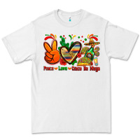 White peace love cinco de mayo Premium Tee - Zillion Design Studio