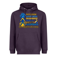 Plum down syndrome awareness Heavyweight Hoodie - Artiststas