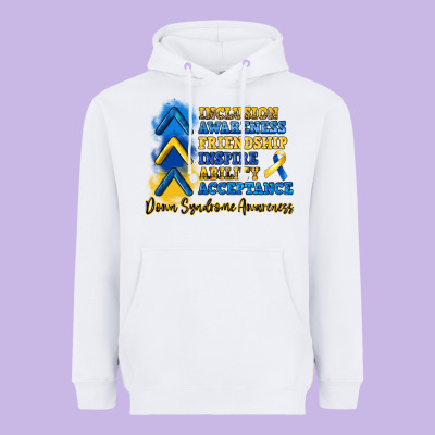 Down Syndrome Awareness Heavyweight Hoodie Designed By Artiststas