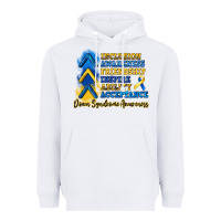 White down syndrome awareness Heavyweight Hoodie - Artiststas