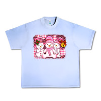 Grape Ice chillin pink   with my snowmies  ado Urban Heavy Tee - AdoDesignShop