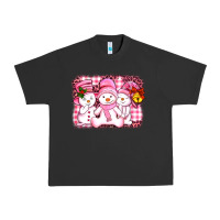 Pigment Black chillin pink   with my snowmies  ado Urban Heavy Tee - AdoDesignShop