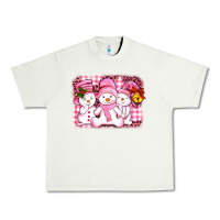 Pistachio chillin pink   with my snowmies  ado Urban Heavy Tee - AdoDesignShop