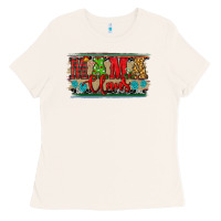 Bone Western Christmas Mama Claus Ladies Tee - RanaPortraitStore