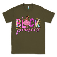 Army Green black princess black girl Classic Tee - NancyCooperArtShop