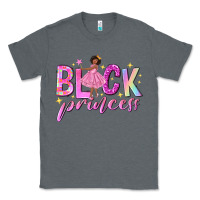 Charcoal Heather black princess black girl Classic Tee - NancyCooperArtShop