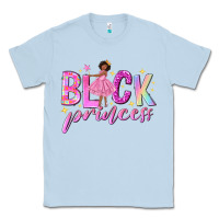 Dusty Blue black princess black girl Classic Tee - NancyCooperArtShop
