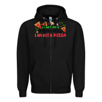 Black i cant make everyone happy i an not a pizza Zipper Hoodie - MaliasSmallBusiness