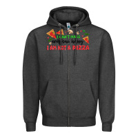 Charcoal Heather i cant make everyone happy i an not a pizza Zipper Hoodie - MaliasSmallBusiness