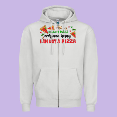 I Cant Make Everyone Happy I An Not A Pizza Zipper Hoodie Designed By Maliassmallbusiness
