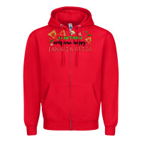Red i cant make everyone happy i an not a pizza Zipper Hoodie - MaliasSmallBusiness