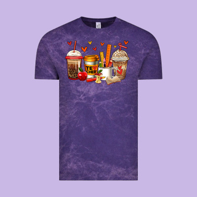 Teacher Coffee Cups Vintage Tee Designed By Jasminsmagicworld