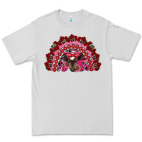 Dove Grey valentine's day baby cow rainbow Premium Tee - RanaPortraitStore