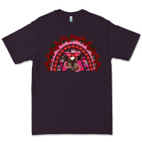 Plum valentine's day baby cow rainbow Premium Tee - RanaPortraitStore
