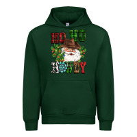 Forest Green ho ho howdy santa Urban Hoodie - CowGirlArtShop