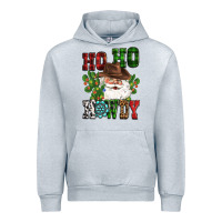 Heather Grey ho ho howdy santa Urban Hoodie - CowGirlArtShop