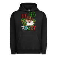 Pigment Black ho ho howdy santa Urban Hoodie - CowGirlArtShop
