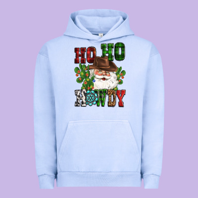 Ho Ho Howdy Santa Urban Hoodie Designed By Cowgirlartshop