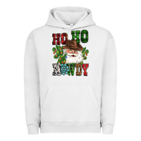 Pigment Lunar Rock ho ho howdy santa Urban Hoodie - CowGirlArtShop