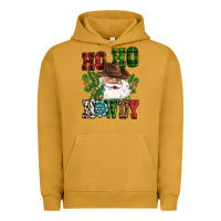 Pigment Peanut Butter ho ho howdy santa Urban Hoodie - CowGirlArtShop