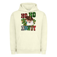 Pigment Pistachio ho ho howdy santa Urban Hoodie - CowGirlArtShop